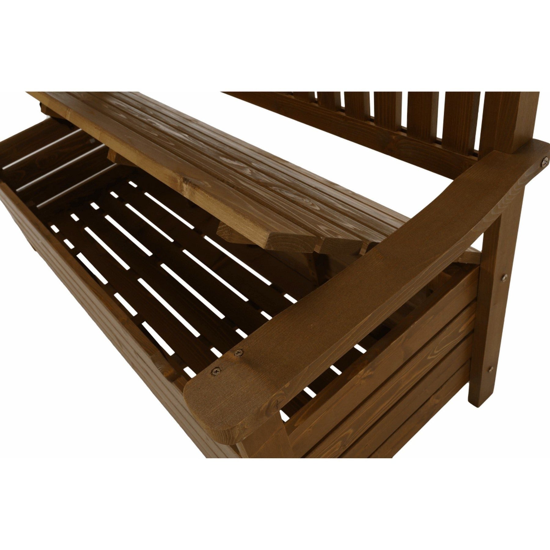Banca gradina AMULA, lemn, maro, 150x58x88 cm