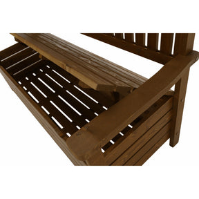 Banca gradina AMULA, lemn, maro, 150x58x88 cm