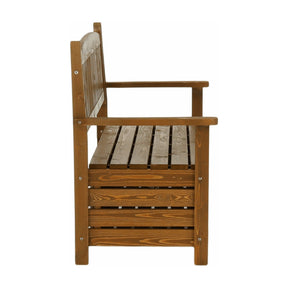 Banca gradina AMULA, lemn, maro, 150x58x88 cm