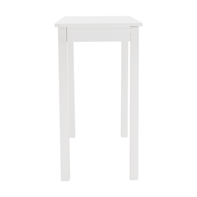 Consola AMYNTAS, alba, 80x40x75 cm