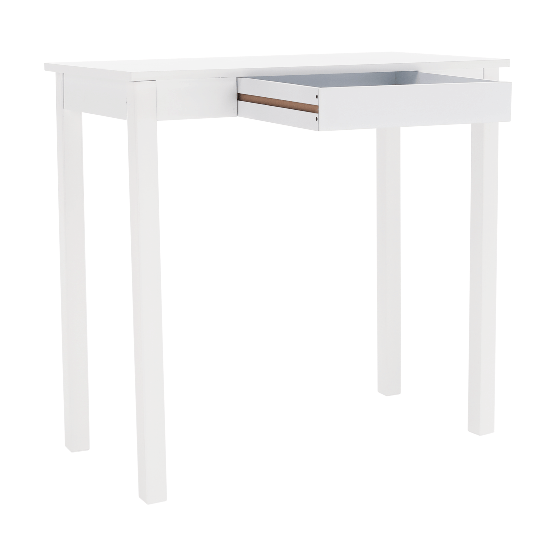 Consola AMYNTAS, alba, 80x40x75 cm