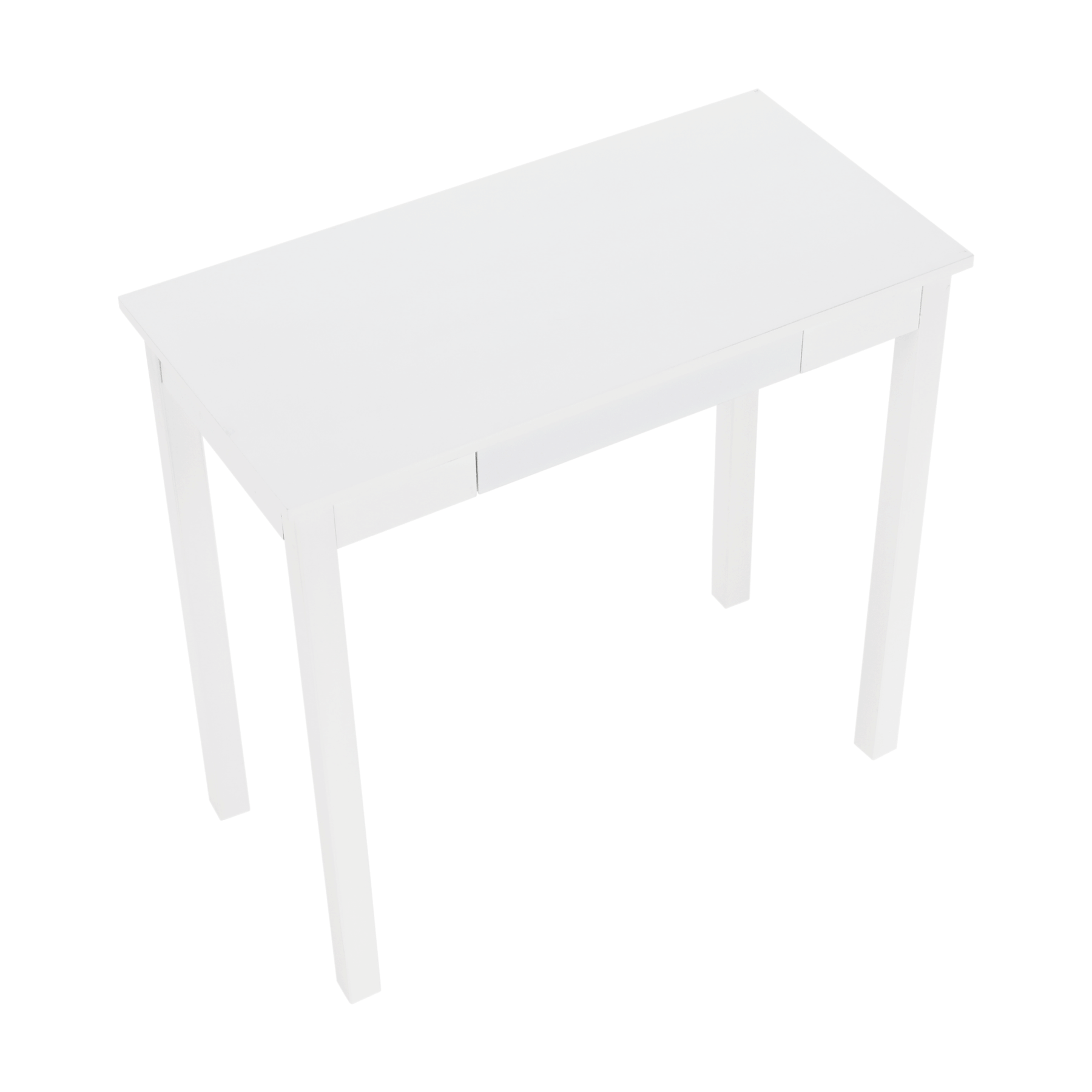 Consola AMYNTAS, alba, 80x40x75 cm