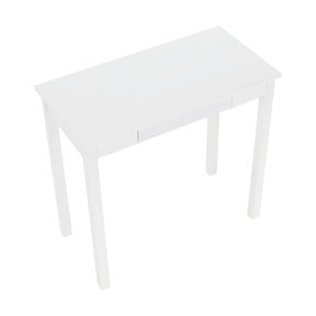 Consola AMYNTAS, alba, 80x40x75 cm