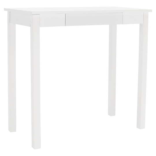 Consola AMYNTAS, alba, 80x40x75 cm