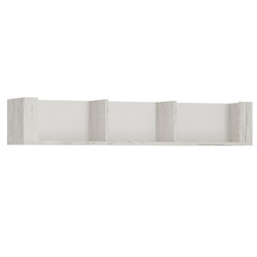 Raft ANGEL TIP 61, alb craft, PAL melaminat, 118x25x22 cm