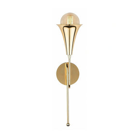 Aplica 3051, metal, auriu, 13×15×52 cm
