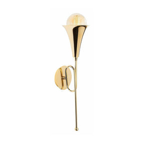 Aplica 3051, metal, auriu, 13×15×52 cm