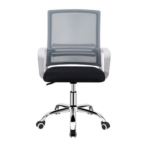 Scaun birou APOLO 2 NEW, gri/negru, plasa/plastic/metal, 47x54x88/98 cm