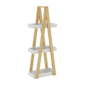 Raft de depozitare, alb / natural, ARVEN