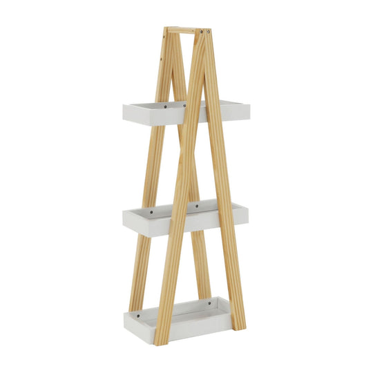 Raft de depozitare, alb / natural, ARVEN