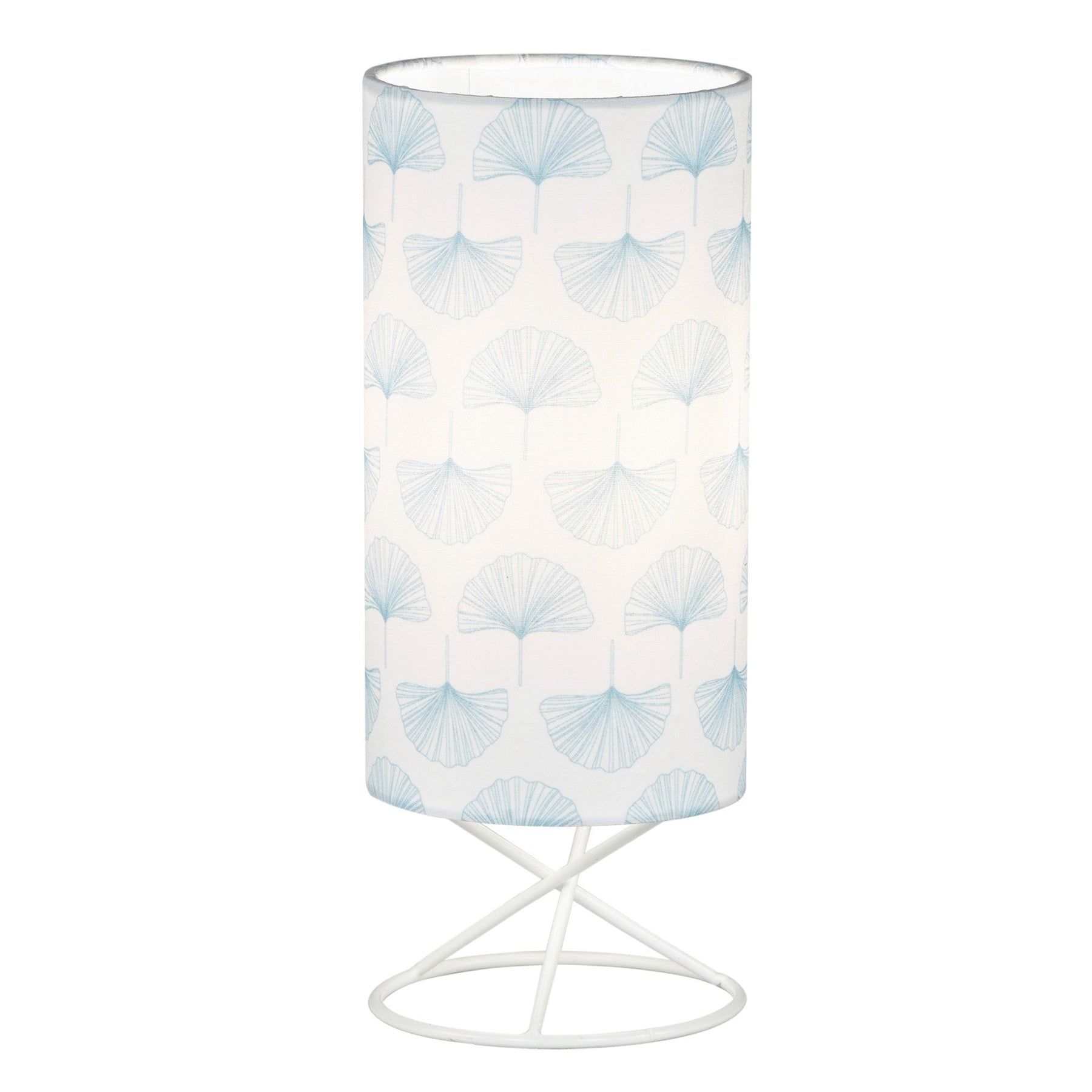 Lampa AVAM, alb, material textil/metal, 10x10x6 cm