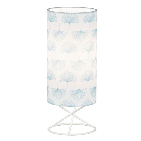 Lampa AVAM, alb, material textil/metal, 10x10x6 cm