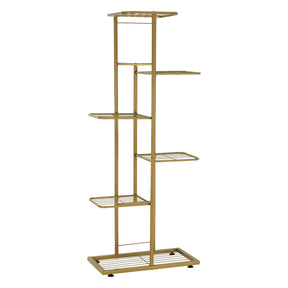 Suport de flori BAMIR TIP 3, auriu, metal, 43.5x22x108 cm