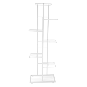 Suport pentru flori BAMIR TIP 2, alb, metal, 43x22x126 cm