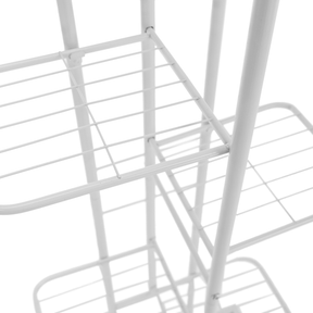 Suport pentru flori BAMIR TIP 2, alb, metal, 43x22x126 cm