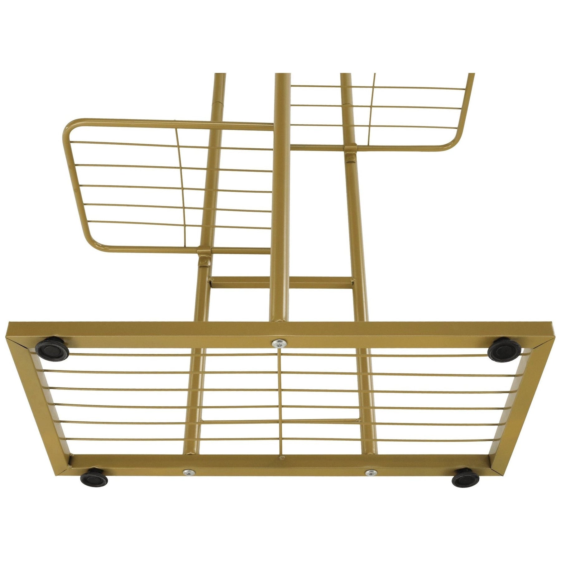 Suport de flori BAMIR TIP 3, auriu, metal, 43.5x22x108 cm