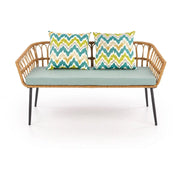 Banca gradina HOUSTON OCN-38276, stejar/negru