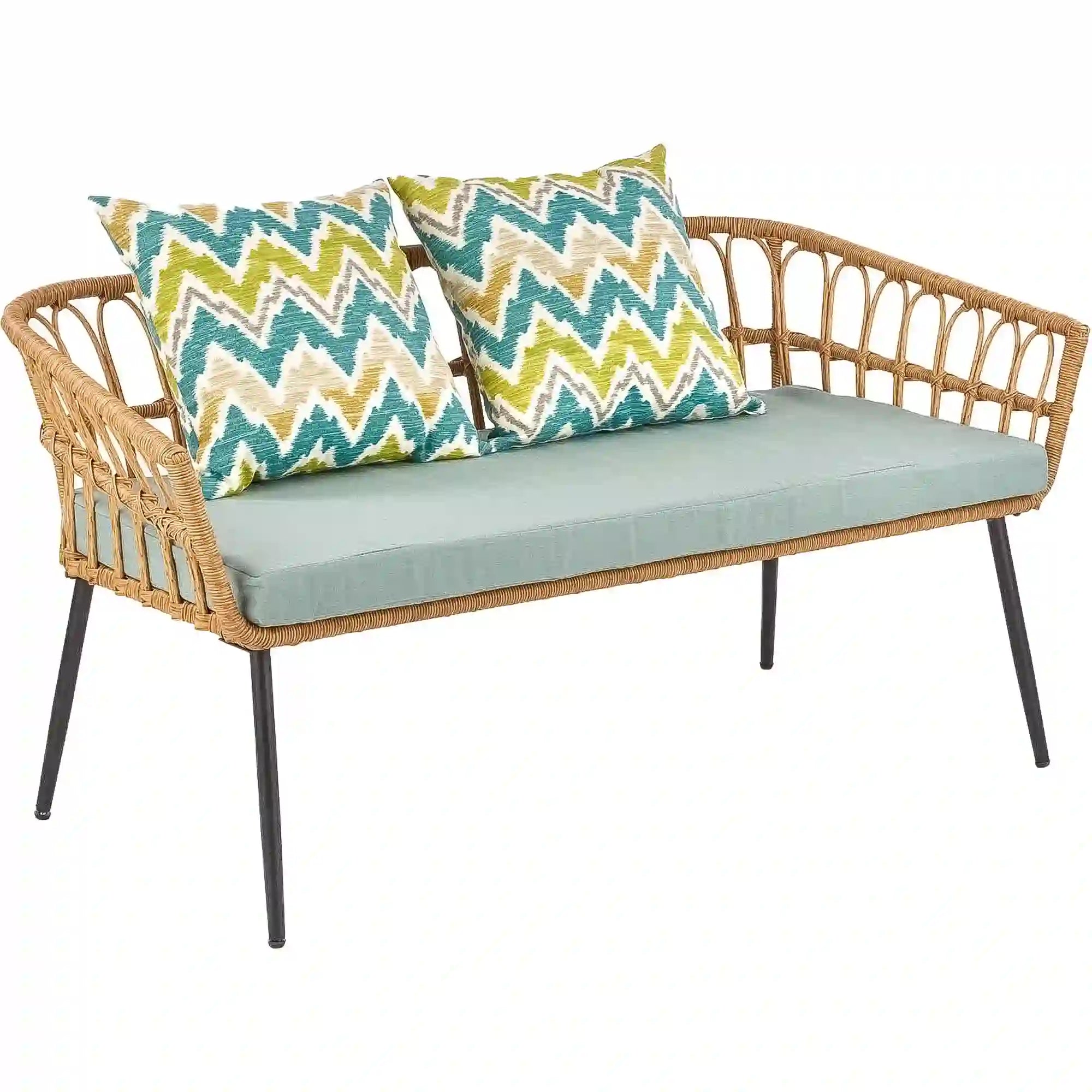 Banca gradina HOUSTON OCN-38276, stejar/negru