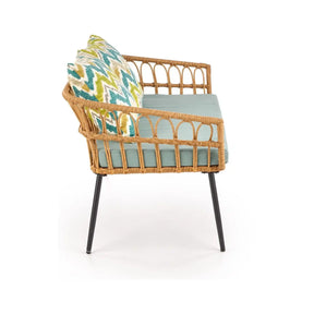 Banca gradina HOUSTON OCN-38276, stejar/negru