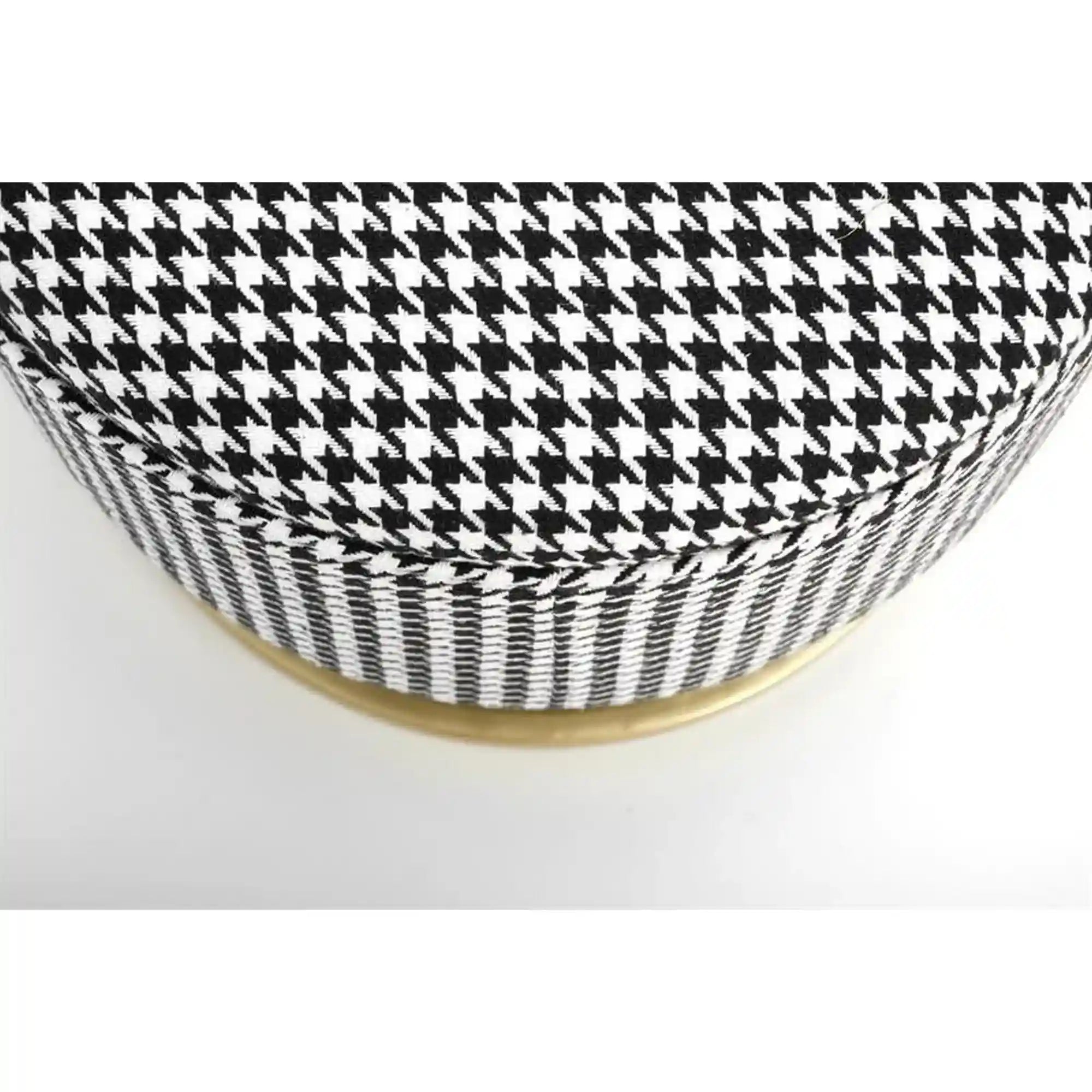 Bancheta HOUSTON OCN-38269, negru/alb/auriu