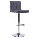 Scaun bar, gri/negru, HILDA