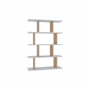 Biblioteca AMSTERDAM OCN-34609, stejar alb/alb