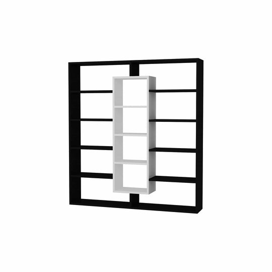 Biblioteca AMSTERDAM OCN-34628, negru/alb