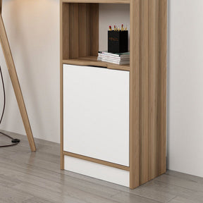 Biblioteca AMSTERDAM OCN-34631, stejar/alb