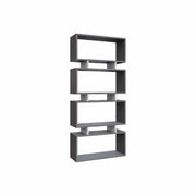 Biblioteca AMSTERDAM OCN-34645, gri antracit/alb