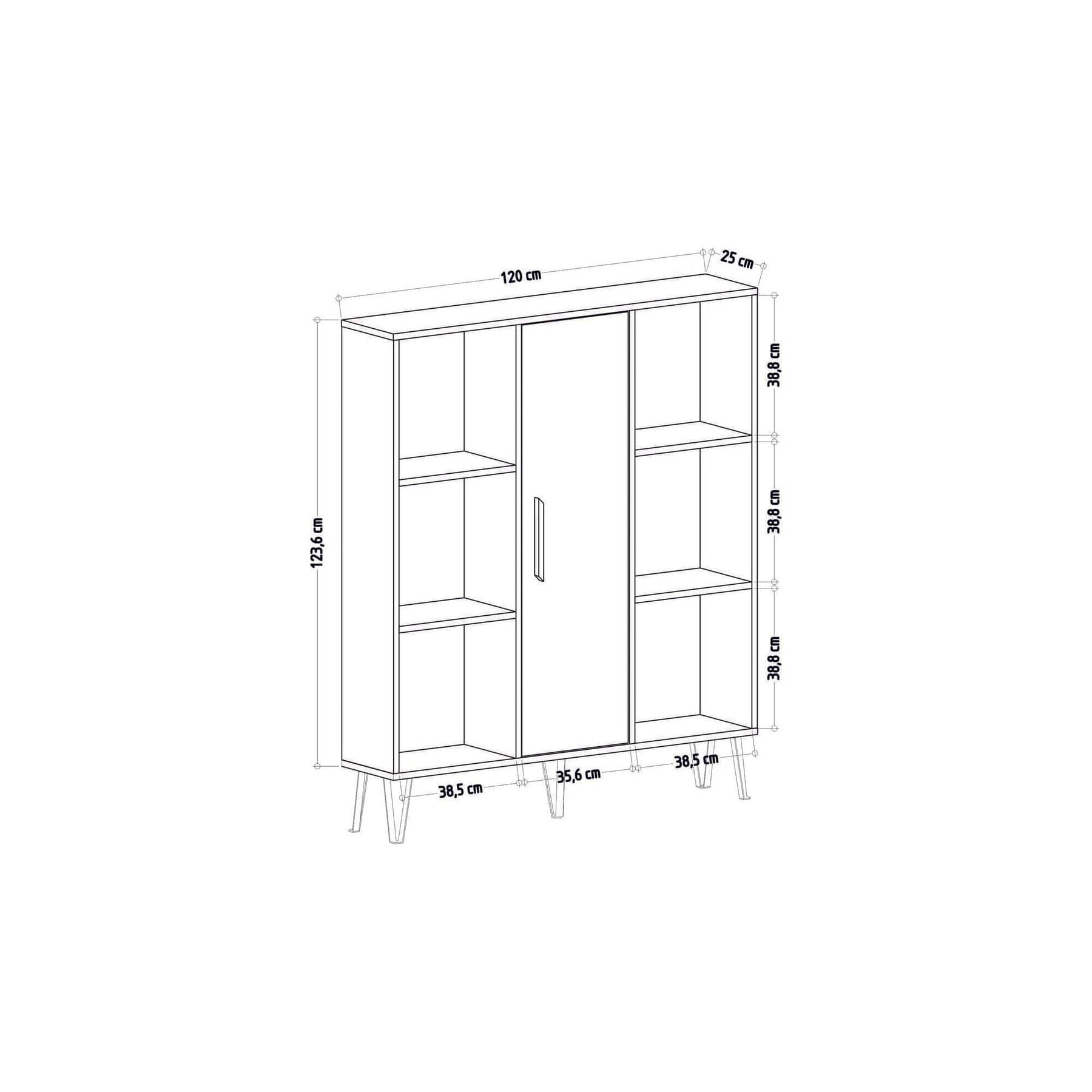 Biblioteca AMSTERDAM OCN-34657, gri antracit