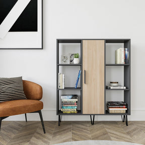 Biblioteca AMSTERDAM OCN-34669, gri/stejar