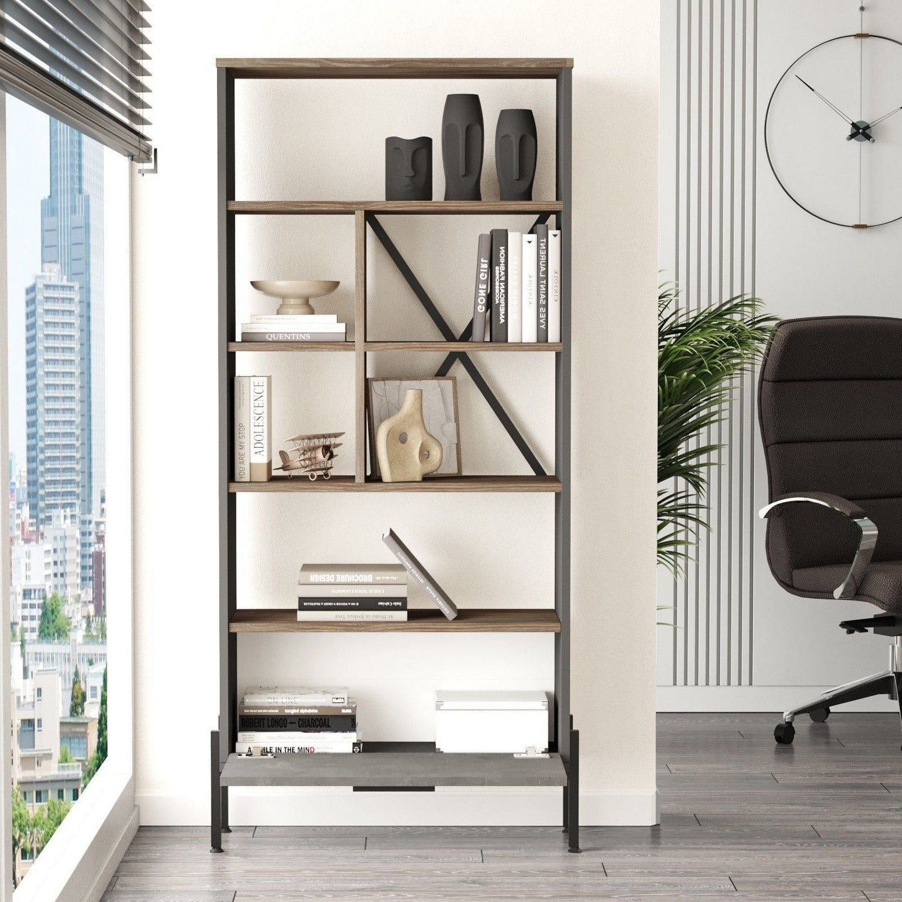 Biblioteca AMSTERDAM OCN-34670, gri/nuc