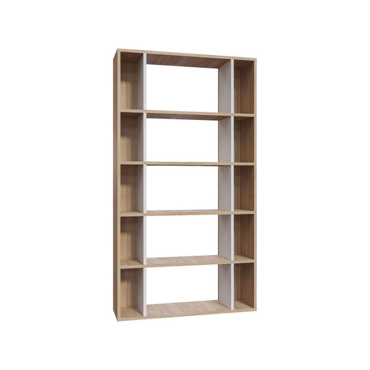 Biblioteca AMSTERDAM OCN-34671, stejar alb/alb