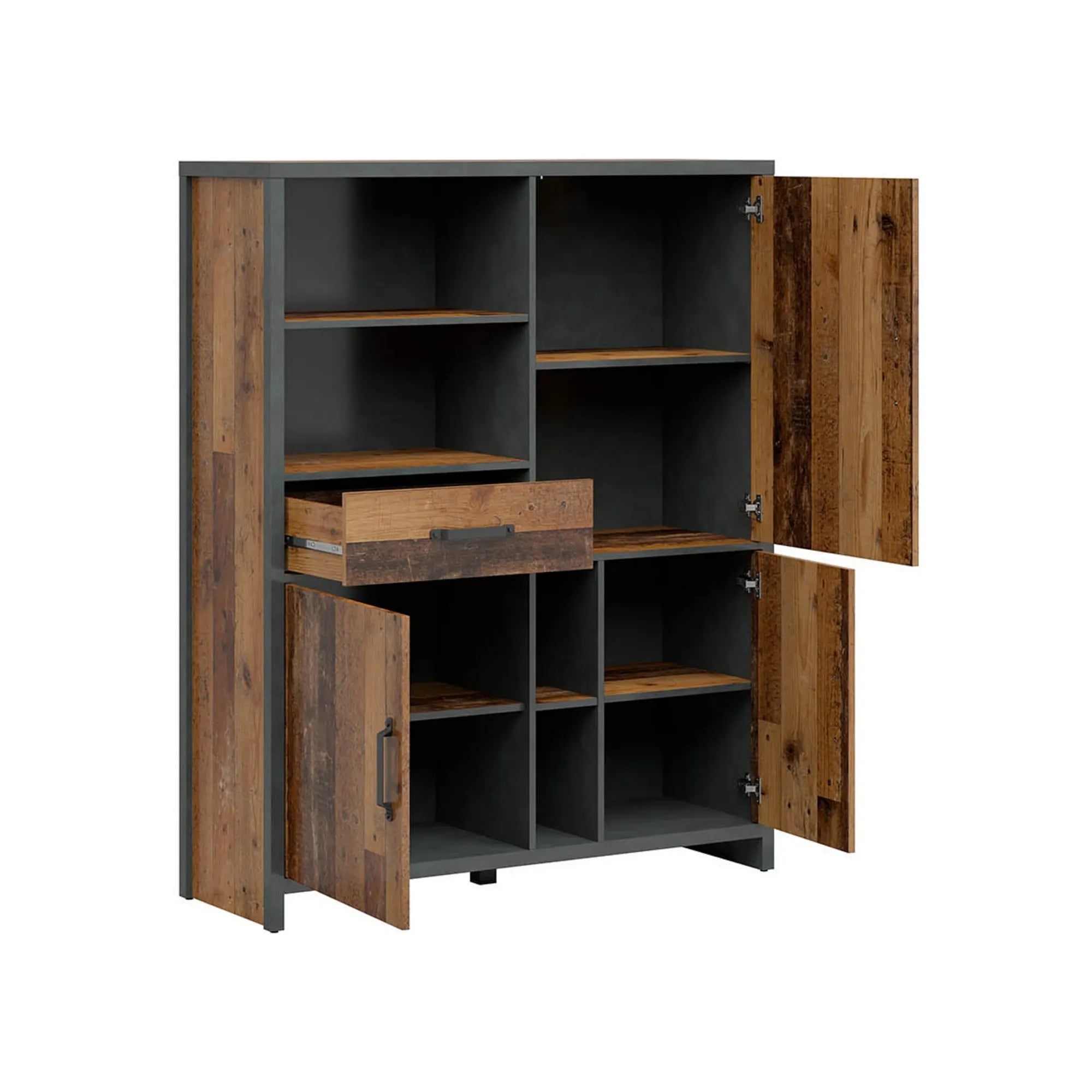 Biblioteca BERGEN OCN-30021, maro/gri grafit