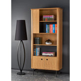 Biblioteca HOUSTON OCN-38261, stejar/negru
