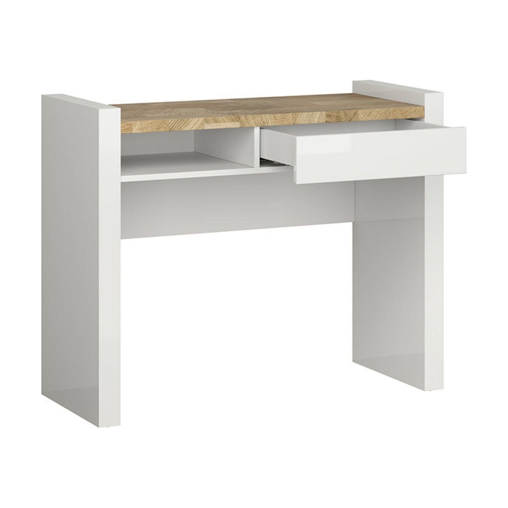 Birou BERGEN OCN-29920, alb/stejar