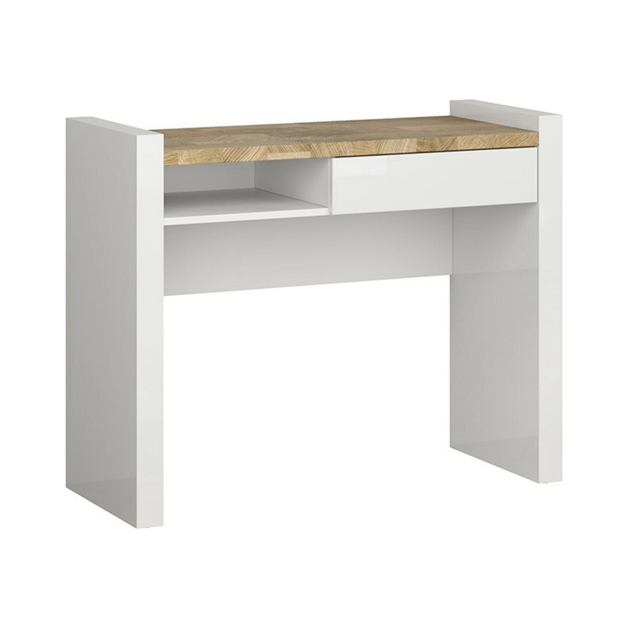 Birou BERGEN OCN-29920, alb/stejar