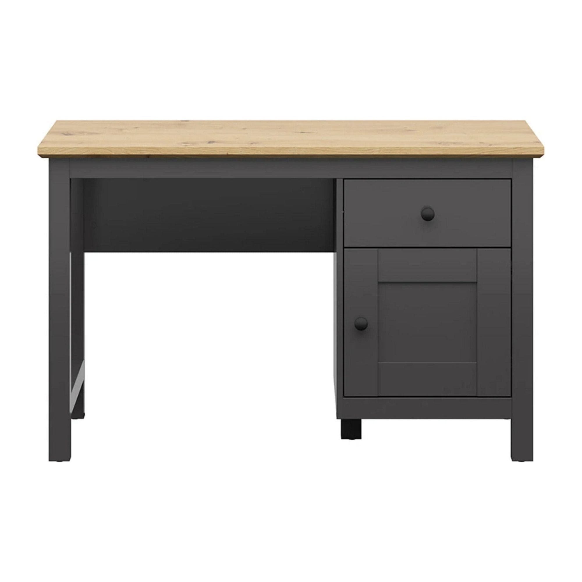 Birou BERGEN OCN-29951, gri grafit/stejar sonoma