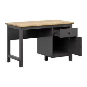 Birou BERGEN OCN-29951, gri grafit/stejar sonoma
