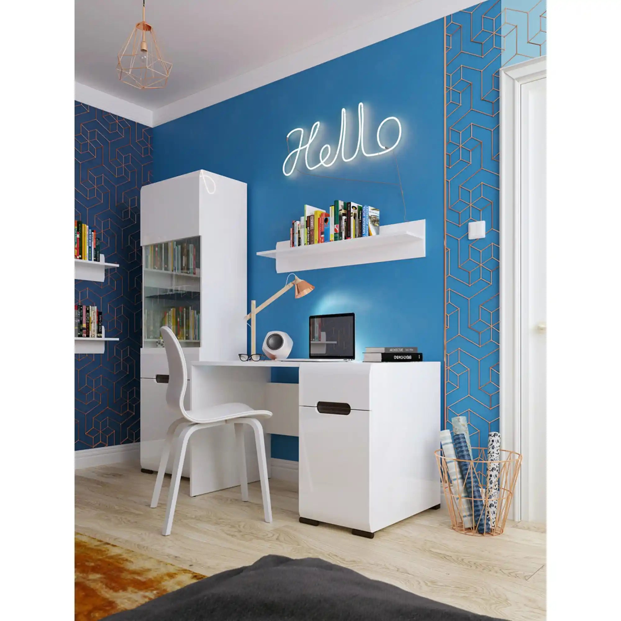 Birou BERGEN OCN-29952, alb