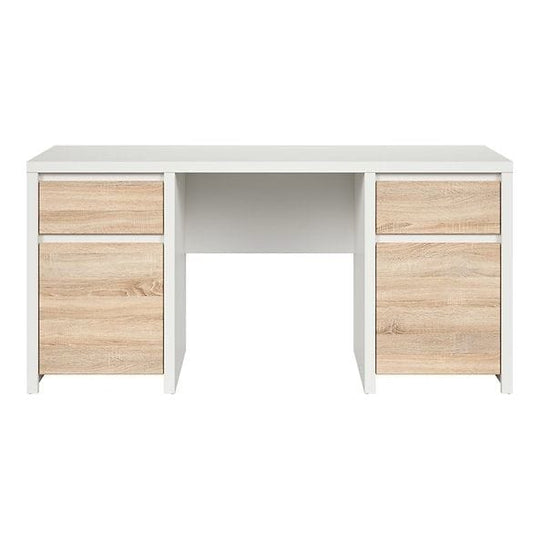 Birou BERGEN OCN-29953, alb/stejar sonoma