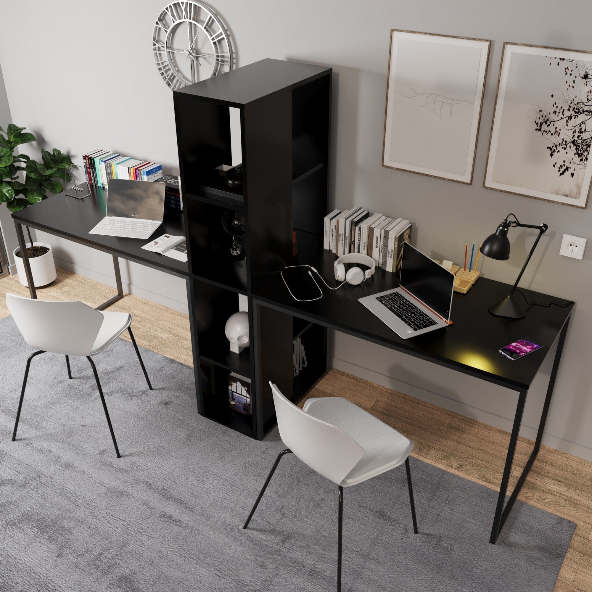 Birou AMSTERDAM OCN-34540, negru