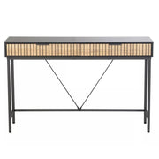 Birou DETROIT OCN-40088, negru mat/stejar