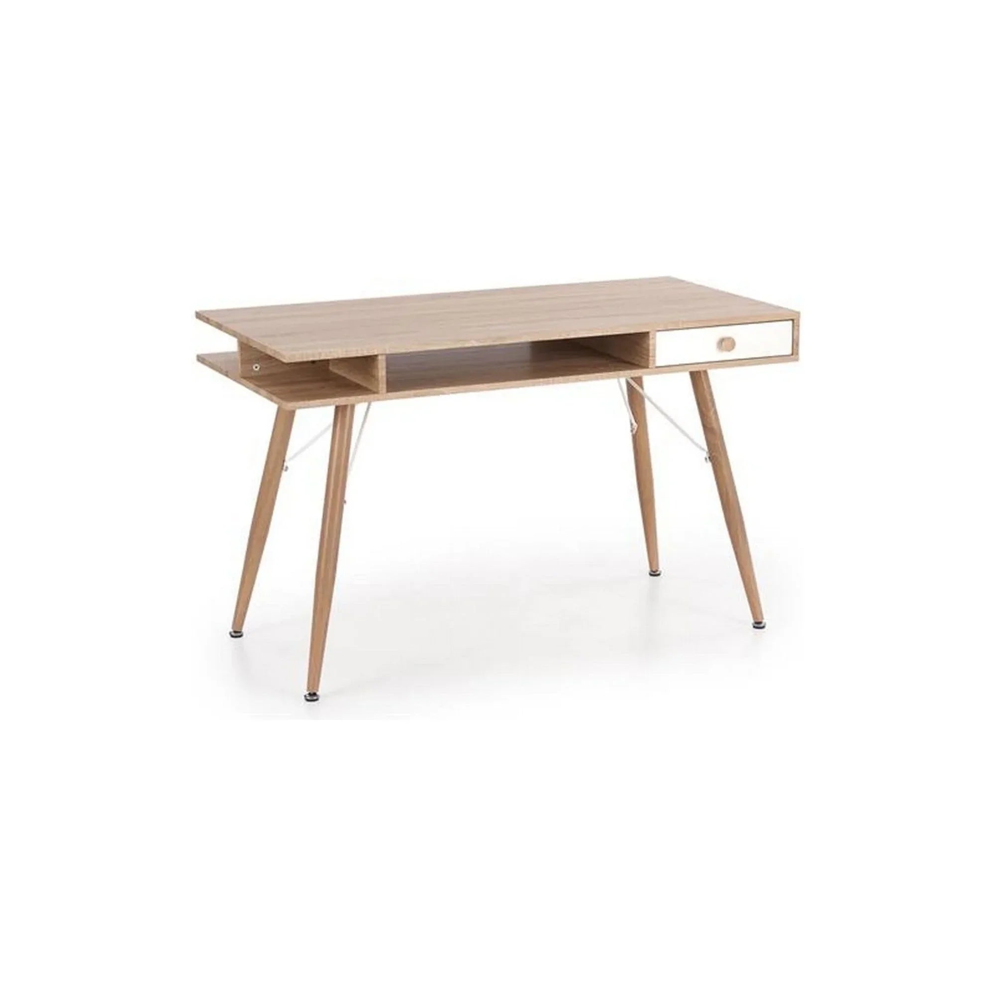 Birou HOUSTON OCN-38223, stejar sonoma/alb