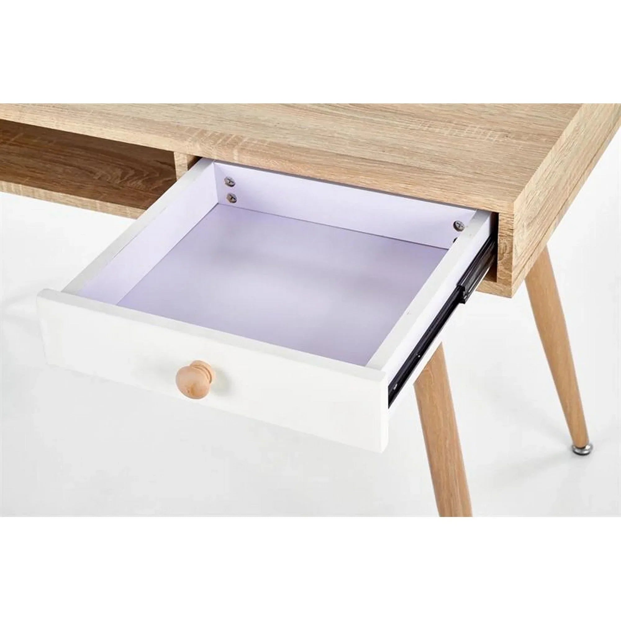 Birou HOUSTON OCN-38223, stejar sonoma/alb