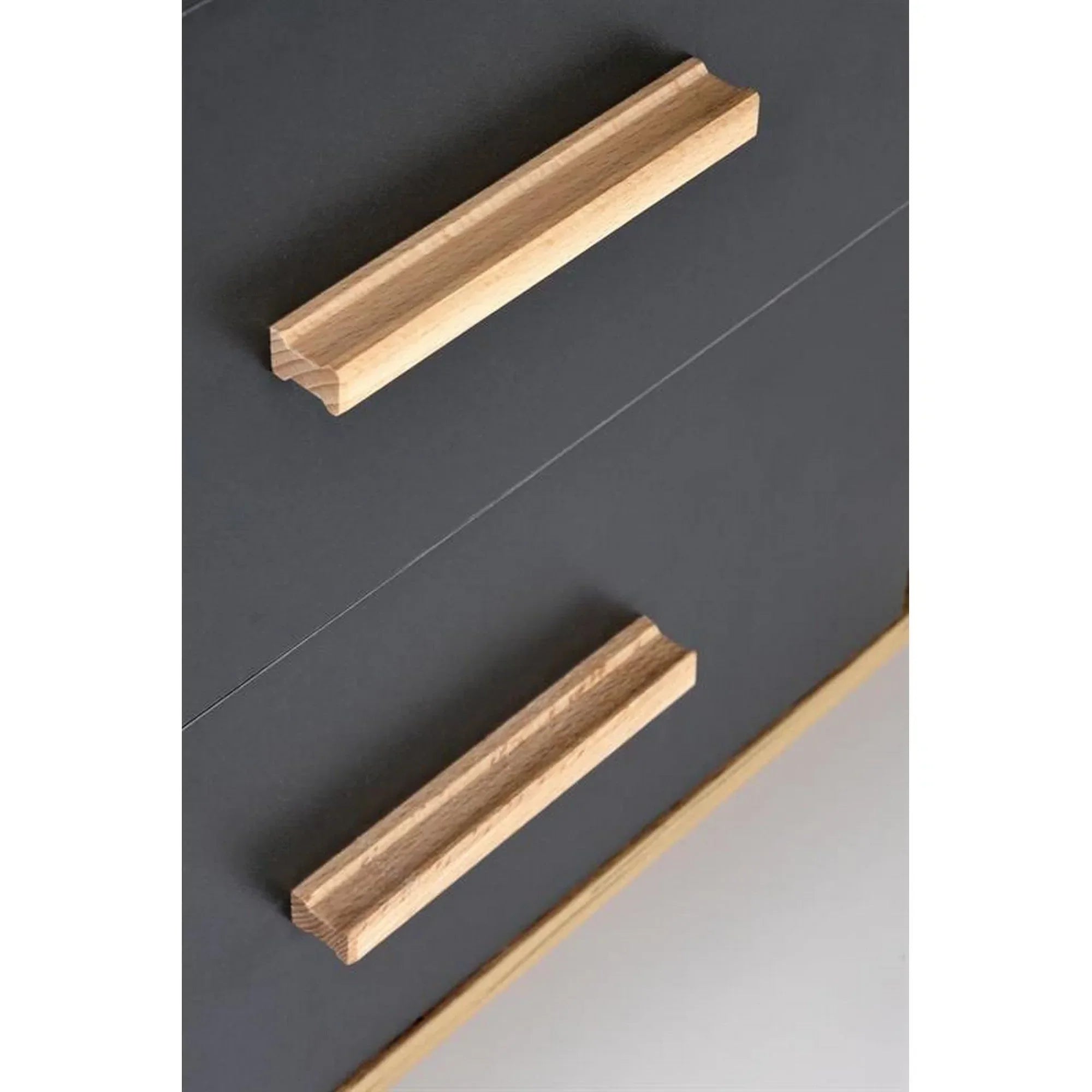 Birou HOUSTON OCN-38224, gri antracit/stejar wotan