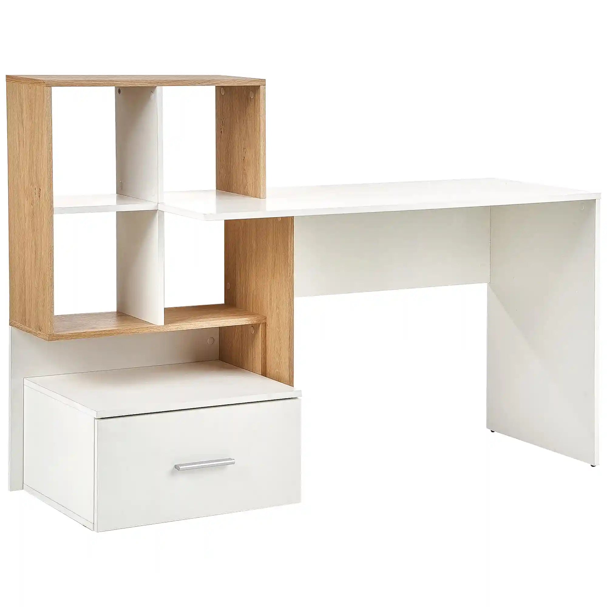 Birou HOUSTON OCN-38227, alb/stejar wotan