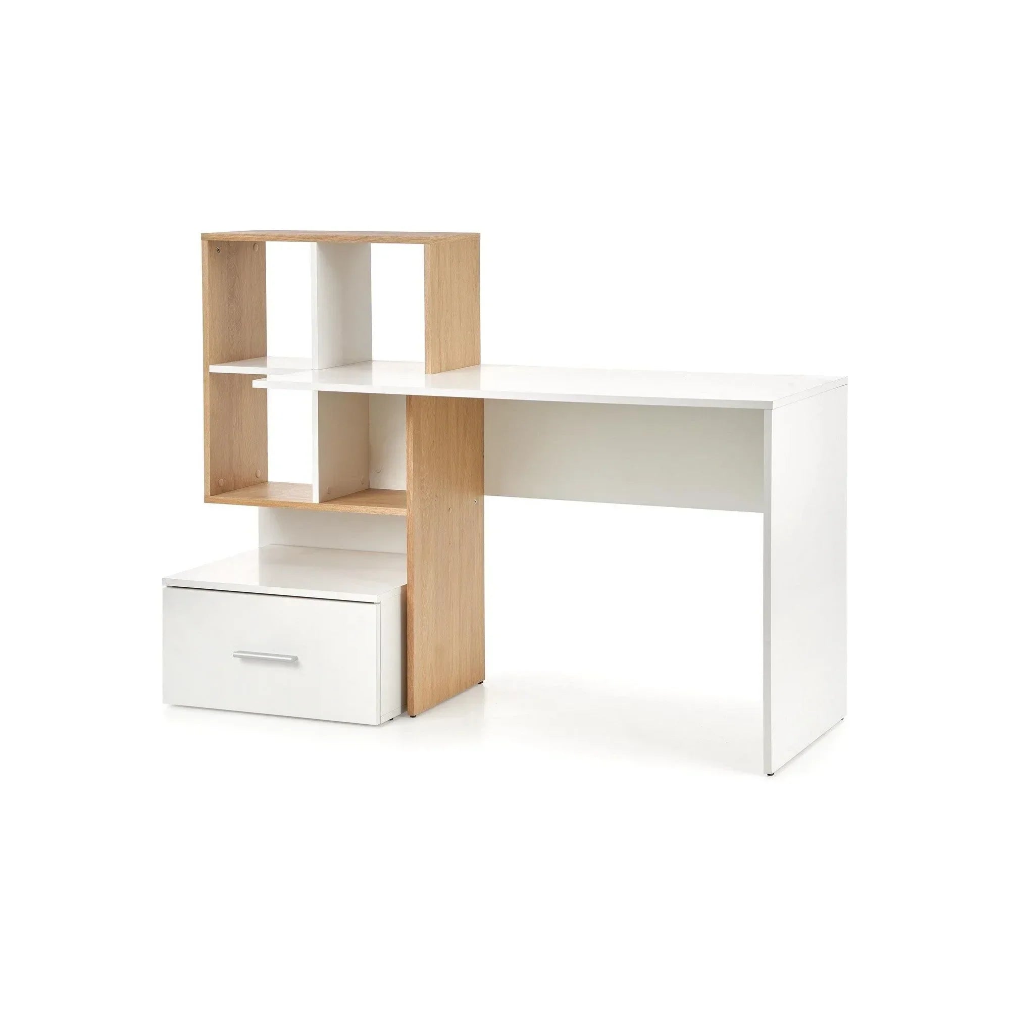 Birou HOUSTON OCN-38227, alb/stejar wotan