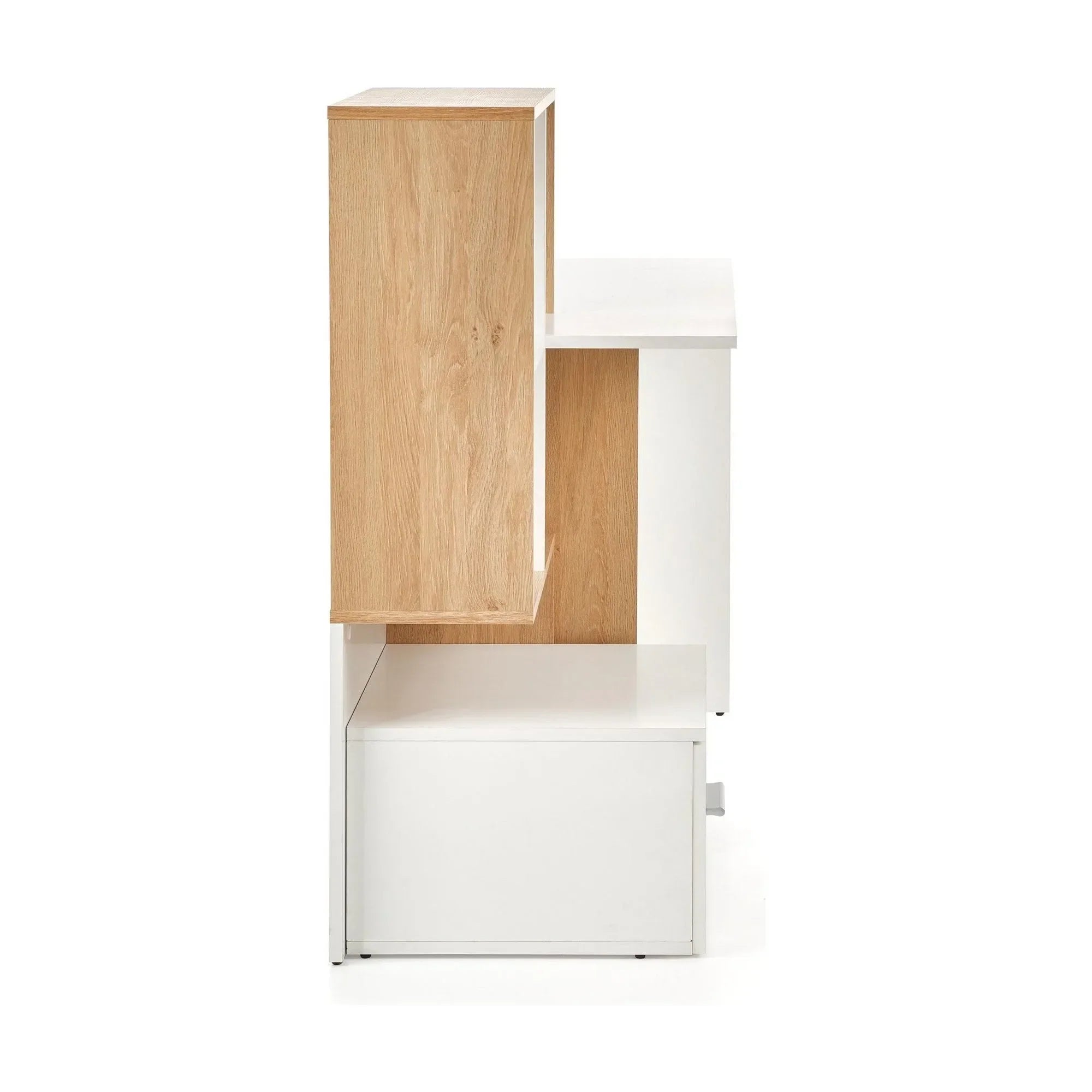 Birou HOUSTON OCN-38227, alb/stejar wotan