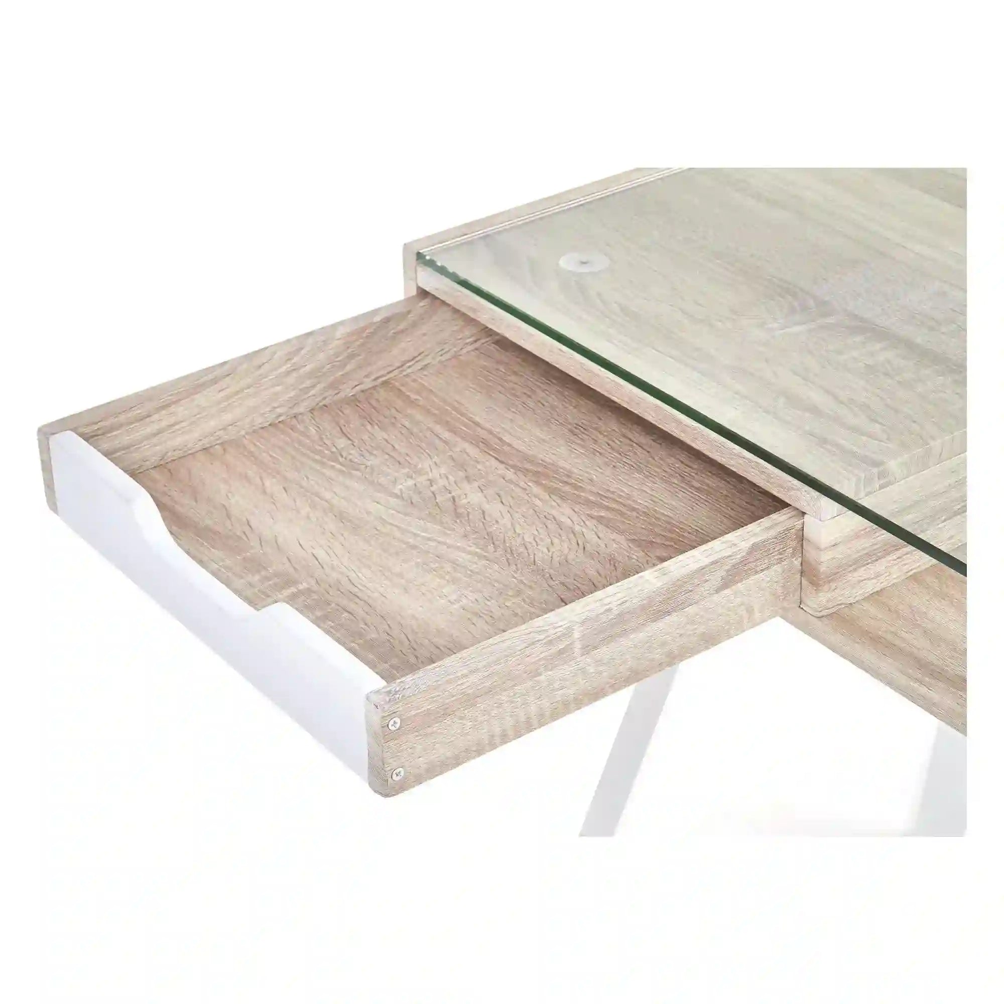 Birou HOUSTON OCN-38243, stejar sonoma/alb